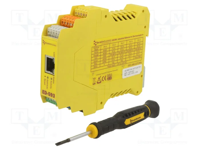 BRAINBOXES ED-593 Módulo de automatización puerta Modbus BRAINBOXES ED-593 Módulo de automatización puerta Modbus
