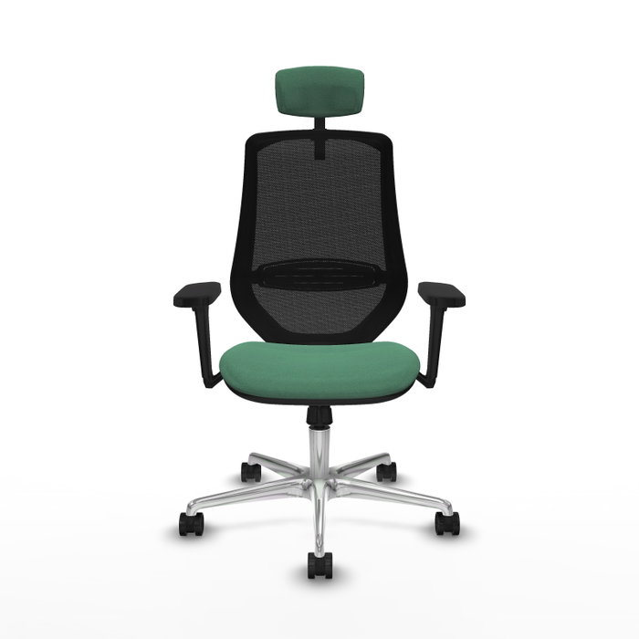 PIQUERAS Y CRESPO Silla de oficina Mardos con mecanismo Sincro, Verde esmeralda y Negro PIQUERAS Y CRESPO Silla de oficina Mardos con mecanismo Sincro, Verde esmeralda y Negro