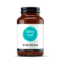 Viridian Extracto de Hoja de Olivo Estandarizado 18% Oleuropeína 30 Cápsulas