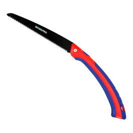 Workpro Sierra de Poda 250 mm, Hoja de Acero 65Mn 7 TPI con Dientes Laterales Endurecidos y Mango Ergonómico