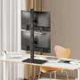 Aisens Soporte de Mesa para 2 Monitores/TV 17-34 pulgadas, Negro