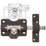 CAYS Cerrojo Modelo A2 Pintado con Llave Interior y Exterior