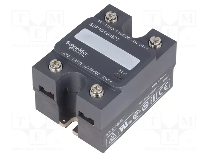 SCHNEIDER ELECTRIC SSP1D440BDT Relé de semiconductor monofásico SCHNEIDER ELECTRIC SSP1D440BDT Relé de semiconductor monofásico