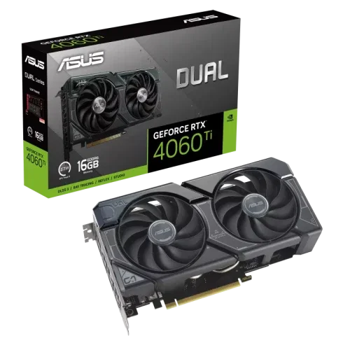 ASUS DUAL-RTX4060TI-16G NVIDIA GeForce RTX 4060 Ti 16 GB GDDR6