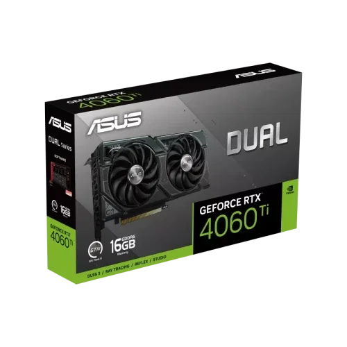 ASUS DUAL-RTX4060TI-16G NVIDIA GeForce RTX 4060 Ti 16 GB GDDR6