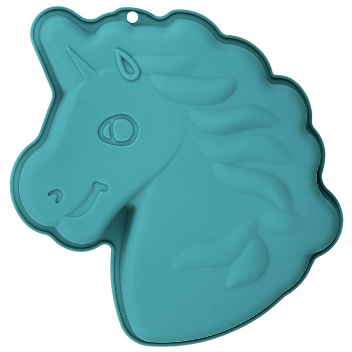 Lily Cook Molde Silicona Unicornio Licorne Fucsia Turquesa Infantil Fácil Desmoldar 20x25.5x3.5cm Lily Cook Molde Silicona Unicornio Licorne Fucsia Turquesa Infantil Fácil Desmoldar 20x25.5x3.5cm