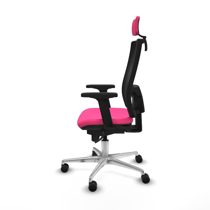 PIQUERAS Y CRESPO Silla de oficina Horna Rosa y Negro