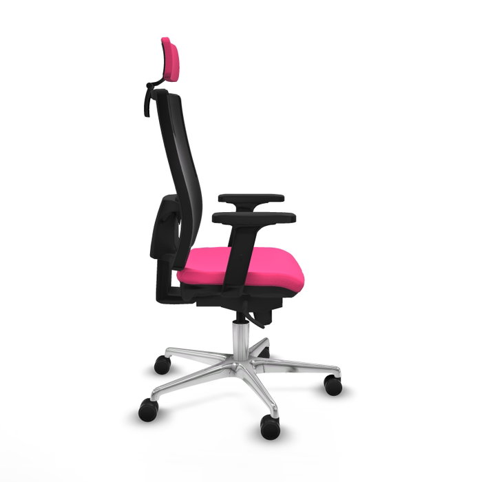 PIQUERAS Y CRESPO Silla de oficina Horna Rosa y Negro