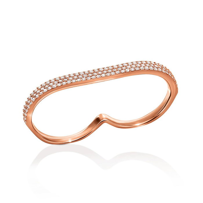 Folli Follie Anillo para Mujer en Acero Inoxidable Rosa Tamaño 54 Folli Follie Anillo para Mujer en Acero Inoxidable Rosa Tamaño 54