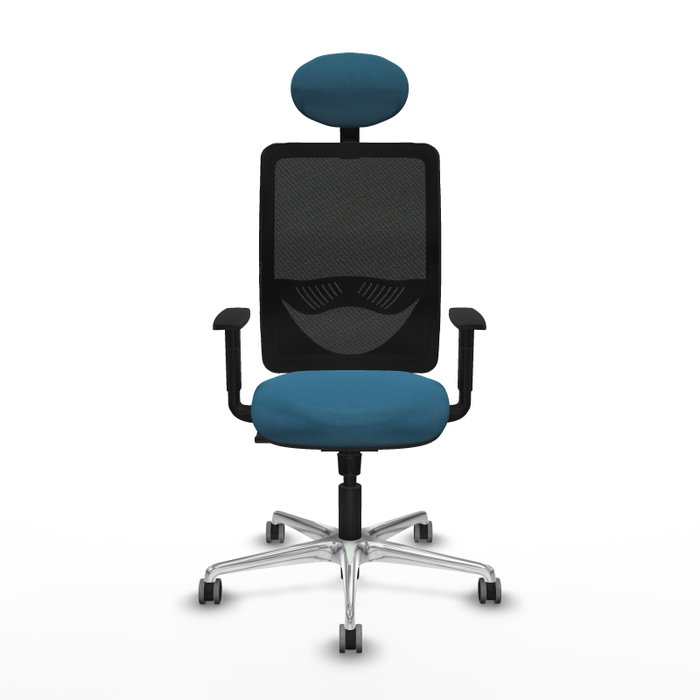 PIQUERAS Y CRESPO Silla de oficina Zulema con Mecanismo Sincro, Verde Petróleo y Negro PIQUERAS Y CRESPO Silla de oficina Zulema con Mecanismo Sincro, Verde Petróleo y Negro