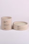 Aberto Design Velas Watch Me Burn con Esencia de Ámbar - Set de 2 Velas de Hormigón Beige para el Hogar