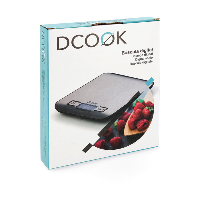 DCook Báscula de Cocina Gallery 18x14x2 cm - 5 kg DCook Báscula de Cocina Gallery 18x14x2 cm - 5 kg