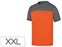 Deltaplus Camiseta Bicolor Manga Corta Gris/Naranja Talla XXL 100% Algodón 180 g/m² Deltaplus Camiseta Bicolor Manga Corta Gris/Naranja Talla XXL 100% Algodón 180 g/m²