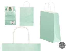 Pincello Bolsa Papel Verde Menta Mini 18 x 24 cm (Set de 150)