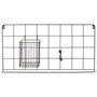 Home Deco Factory Mural Con Cesta Y 5 Ganchos Colección Good Deal 60x13x30 cm