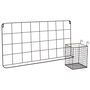Home Deco Factory Mural Con Cesta Y 5 Ganchos Colección Good Deal 60x13x30 cm