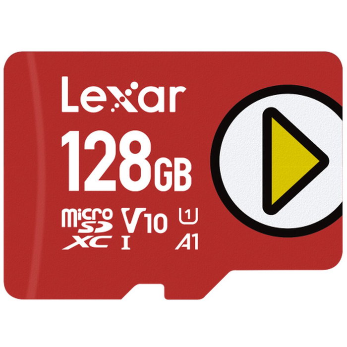 Lexar PLAY microSDXC UHS-I Card 128 GB Clase 10 - Rojo