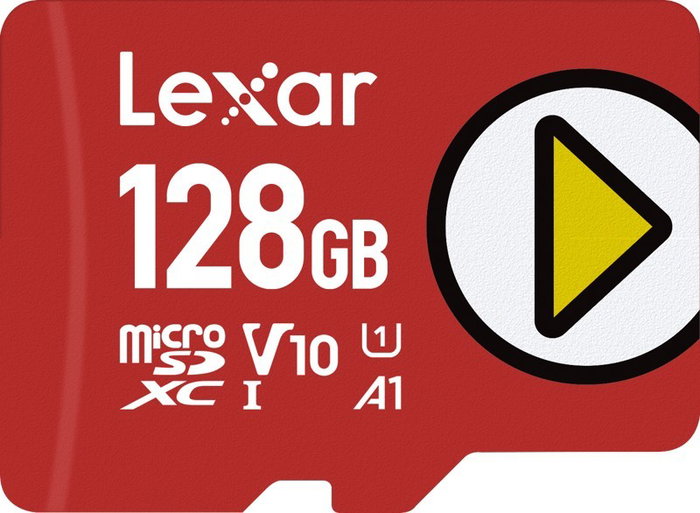 Lexar PLAY microSDXC UHS-I Card 128 GB Clase 10 - Rojo