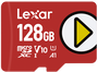 Lexar PLAY microSDXC UHS-I 128 GB Clase 10 Roja