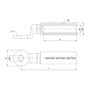 Klauke 367R8 Terminal de 70 mm² M8 (10 unidades)