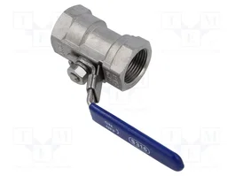 GEBO Válvula de bola de acero inoxidable G 3/4'' interno con sistema de bloqueo