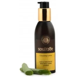 SOULTREE Loción Limpiadora Facial Aloe, Rosas y Regaliz 150ml - Limpia Suciedad, Impurezas y Maquillaje - Piel Hidratada