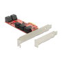 DeLOCK 89384 Tarjeta de expansión PCI Express x2 con 10 puertos SATA 6 Gb/s Low Profile
