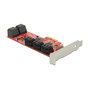 DeLOCK 89384 Tarjeta de expansión PCI Express x2 con 10 puertos SATA 6 Gb/s Low Profile
