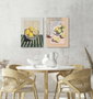 DKD Home Decor Cuadro Lienzo PS 30x40 Pintado a Mano Surtido de 2