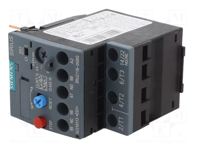 SIEMENS 3RU2116-0GB0 Relé térmico S00 NC,NO