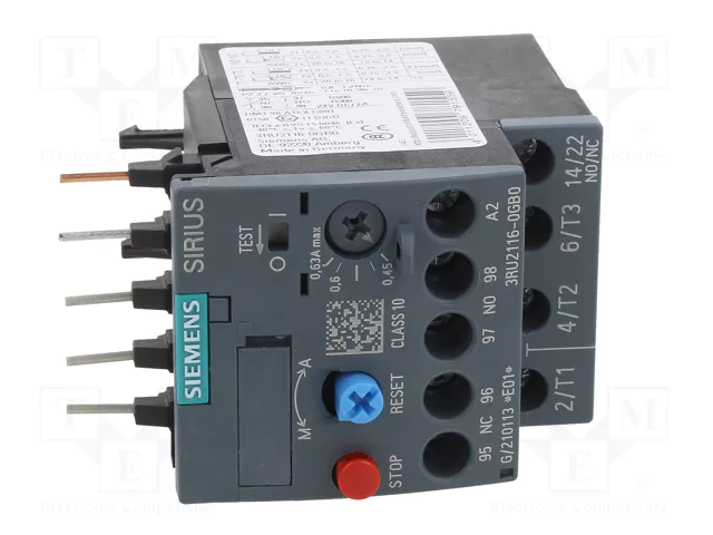 SIEMENS 3RU2116-0GB0 Relé térmico S00 NC,NO