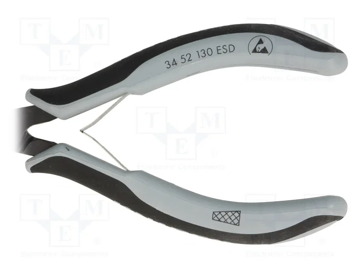 KNIPEX Alicates de punta semiredonda ESD 130 mm KNIPEX Alicates de punta semiredonda ESD 130 mm