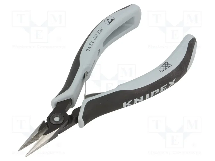 KNIPEX Alicates de punta semiredonda ESD 130 mm KNIPEX Alicates de punta semiredonda ESD 130 mm