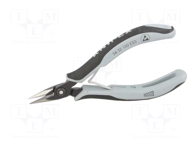 KNIPEX Alicates de punta semiredonda ESD 130 mm KNIPEX Alicates de punta semiredonda ESD 130 mm