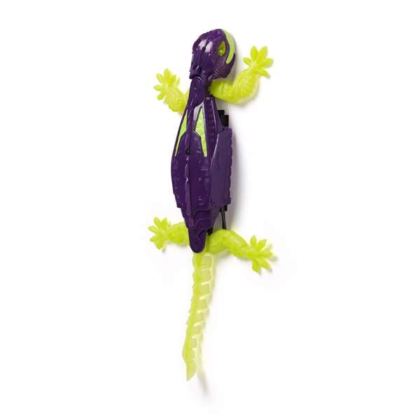 Spin Master HEXBOTS Gecko Robot Radio Control, Luminoso en la Oscuridad, Trepa Paredes y Suelo, con Mando USB, Incluye Pilas, Juguete para Niños +4 Años