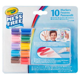 Crayola Color Wonder 10 Rotuladores Sin Manchas Colores Vivos