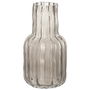 Day Jarrón decorativo soplado a boca, diámetro 13 cm, altura 25.5 cm, gris transparente