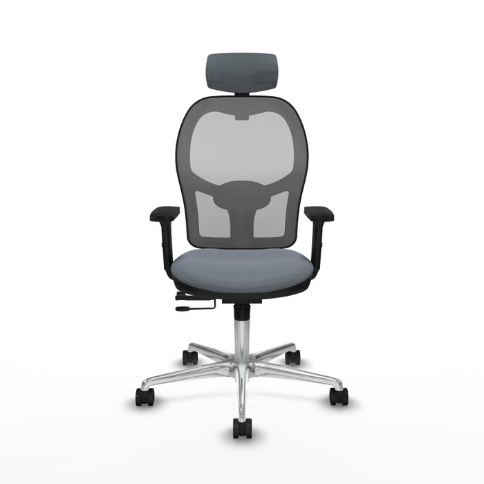 PIQUERAS Y CRESPO Silla de oficina Jorquera con mecanismo Sincro/Traslack Gris