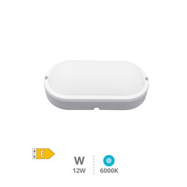 GSC Evolution Aplique ovalado LED Mushie 12W 6500K IP65 Blanco