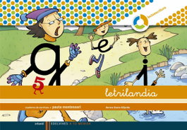 EDELVIVES, (09).5.CUAD.LETRILANDIA PAUTA (ESPIRAL) MONTESSORI - EDELVIVES