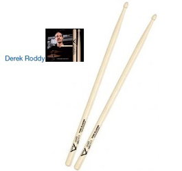 Baquetas Vater Nogal Americano Signature Derek Roddy