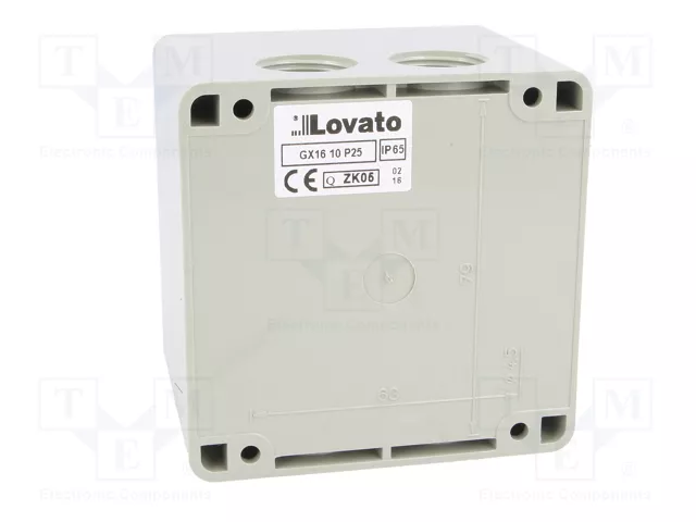 LOVATO ELECTRIC Interruptor de leva de 3 polos 16A 0-1