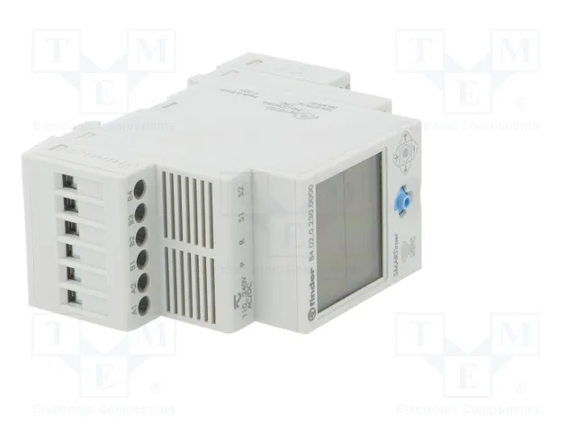 FINDER Programador de tiempo 0,1s÷9999h SPDT x2 250VAC/16A IP20