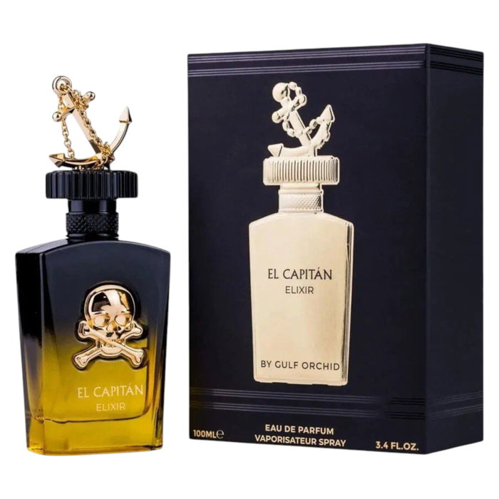 El Capitan Elixir, Agua de perfume, Para hombres, 100 ml