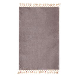 Mijölnir Alfombrilla de Baño 1620 Gris 75 x 120 cm Antideslizante Lavable 100% Acrílico