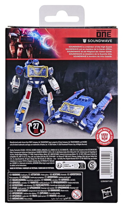Hasbro Transformers One Studio Series Deluxe Class Figura Soundwave 13 cm