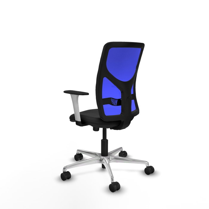 PIQUERAS Y CRESPO Silla de oficina Motilla con mecanismo Sincro, Negro y Azul PIQUERAS Y CRESPO Silla de oficina Motilla con mecanismo Sincro, Negro y Azul