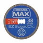 Dremel Hoja de diamante S545 EZ SpeedClic para materiales duros ø38 mm