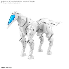 Bandai 30 Minutes Missions - 30MM EX ARM Vehi Horse Mecánico Blanco - Vehículo de Expansión / Kit de Modelo para Montar - Escala 1/144 - Compatible con la Serie