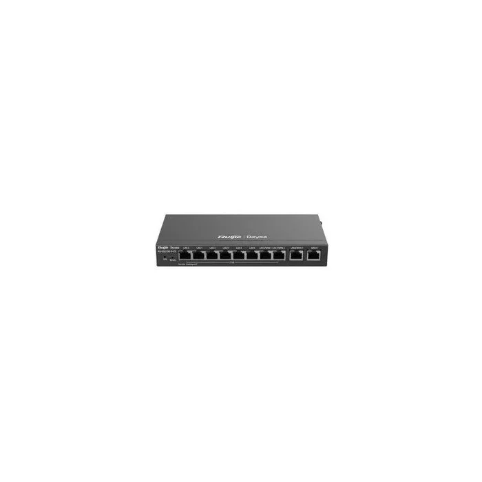 Ruijie RG-EG210G-P-V3 Router VPN Dual WAN con 10xGbE, Balanceo de Carga, Portal en la Nube y PoE+ 110W